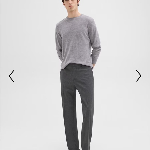 Theory - Wool Crewneck - XL - Grey - Picture 3 of 4
